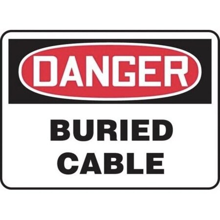 Accuform OSHA DANGER SAFETY SIGN BURIED MELC108XP MELC108XP